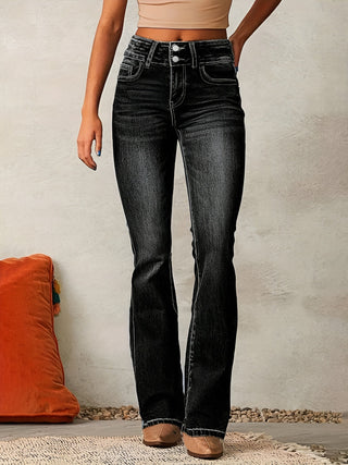 Alana™ | High Waist Flared Jeans med høy midje