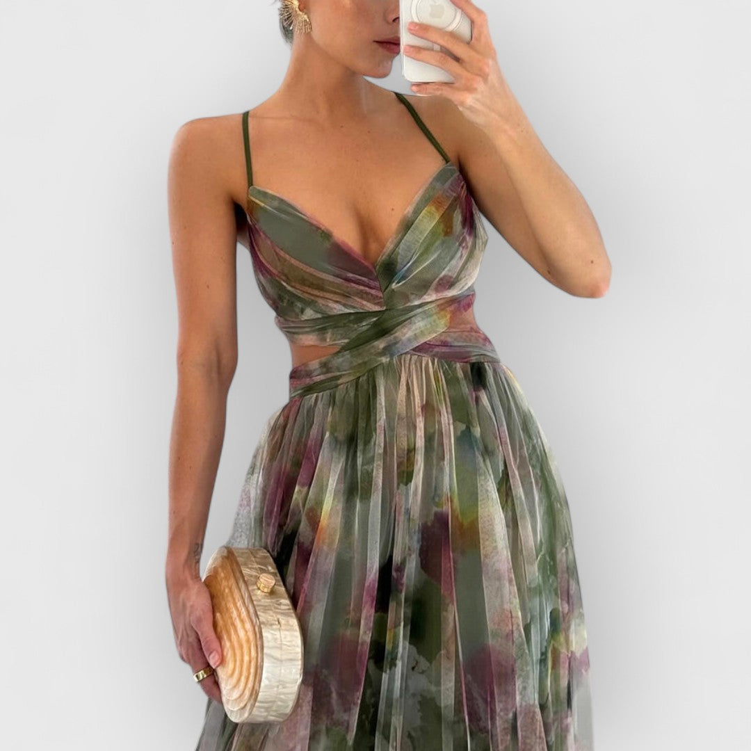 Verity™ | Maxikjole med blomsterprint