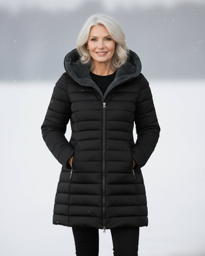 Oksiana - Fleece Fôret Puff Jakke