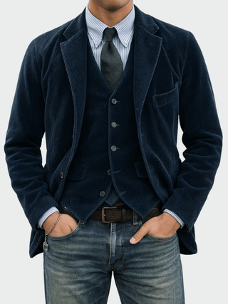 Steffen™ | 2-delt sett: blazer og gilet