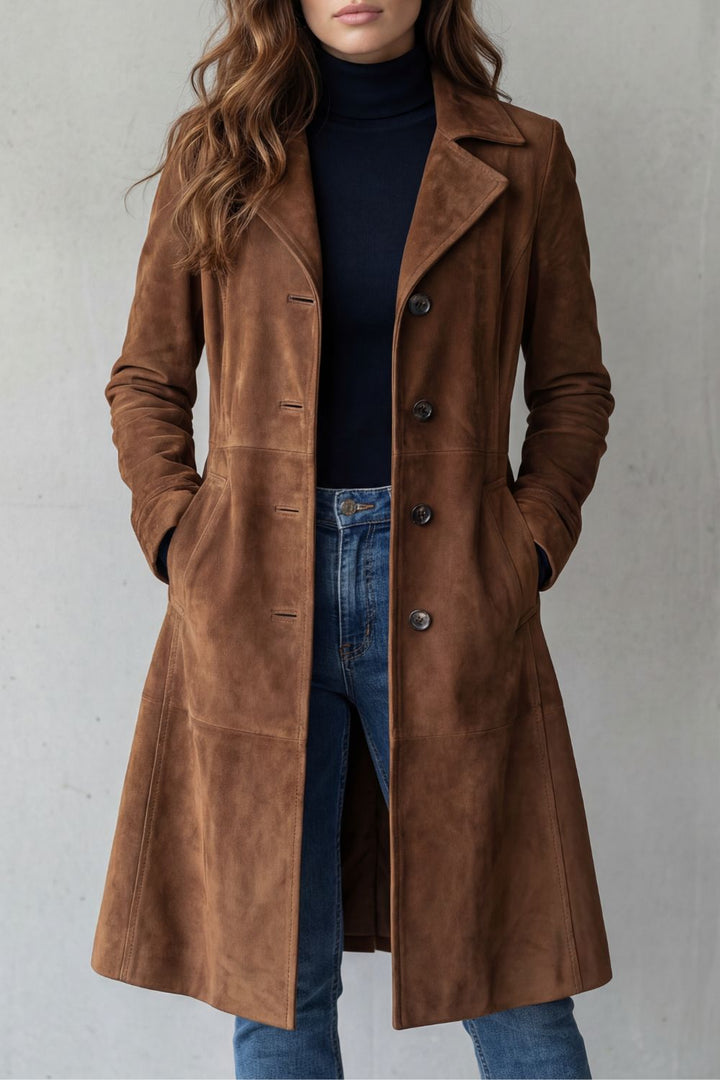 Disa | Vintage mocka finish – Lang kåpe