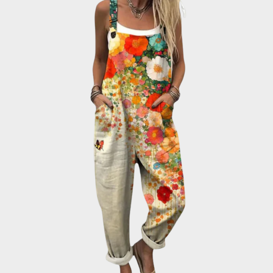 Sanne - Jumpsuit med Blomsterprint
