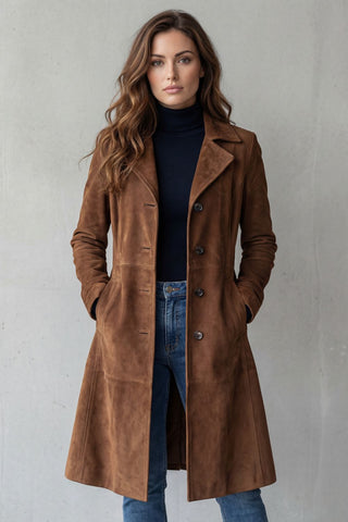Disa | Vintage mocka finish – Lang kåpe