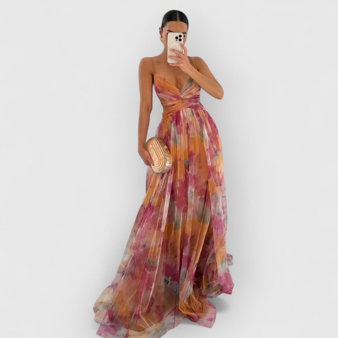 Verity™ | Maxikjole med blomsterprint