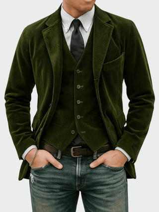 Steffen™ | 2-delt sett: blazer og gilet