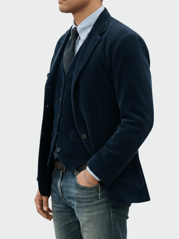 Steffen™ | 2-delt sett: blazer og gilet