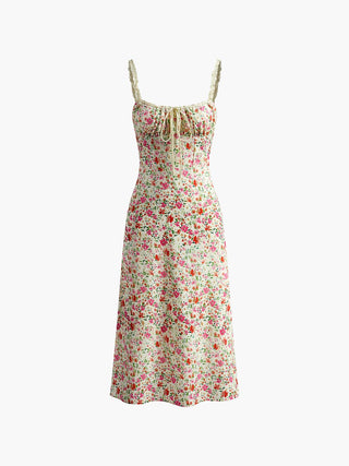 Jacquelin™ | Midi-kjole med blomstertrykk