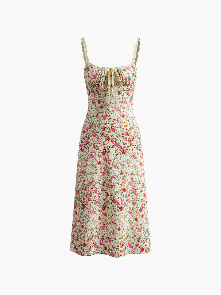 Jacquelin™ | Midi-kjole med blomstertrykk