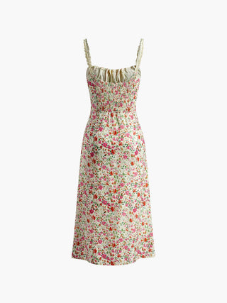 Jacquelin™ | Midi-kjole med blomstertrykk