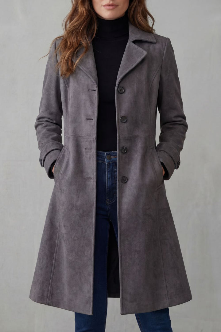 Disa | Vintage mocka finish – Lang kåpe