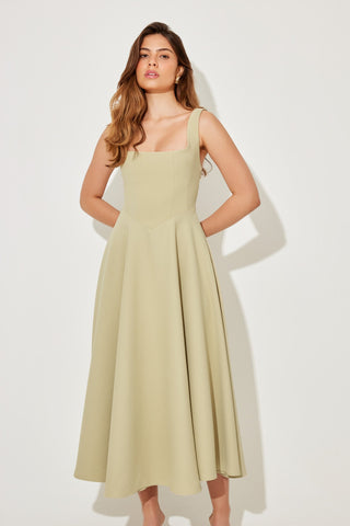 Milena™ – Minimalistisk eleganse i en tidløs kjole