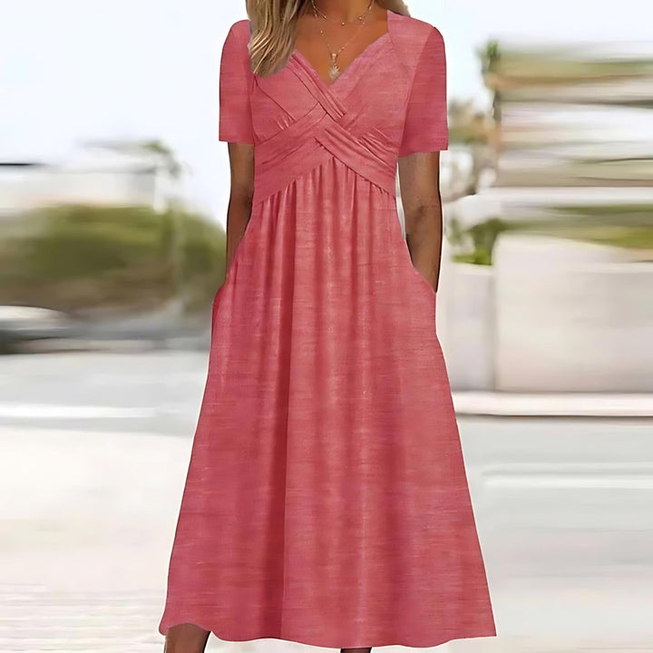 ISADORA | ELEGANT A-LINJE MIDIKJOLE
