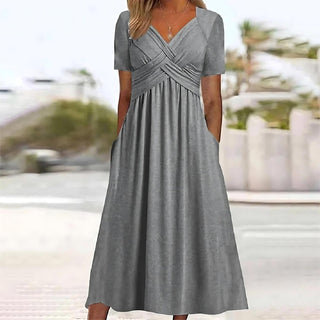 ISADORA | ELEGANT A-LINJE MIDIKJOLE
