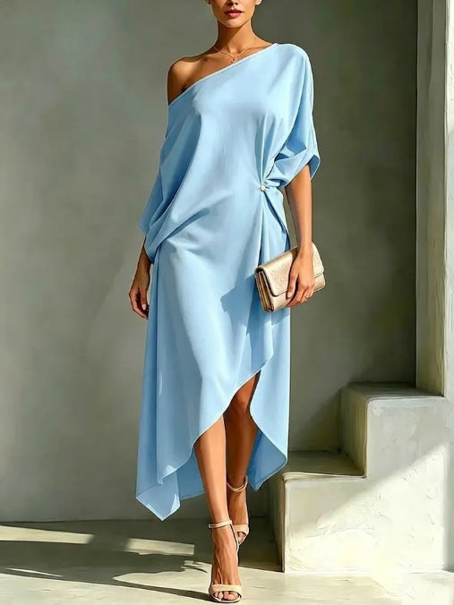 Camila – Asymmetrisk elegant kjole