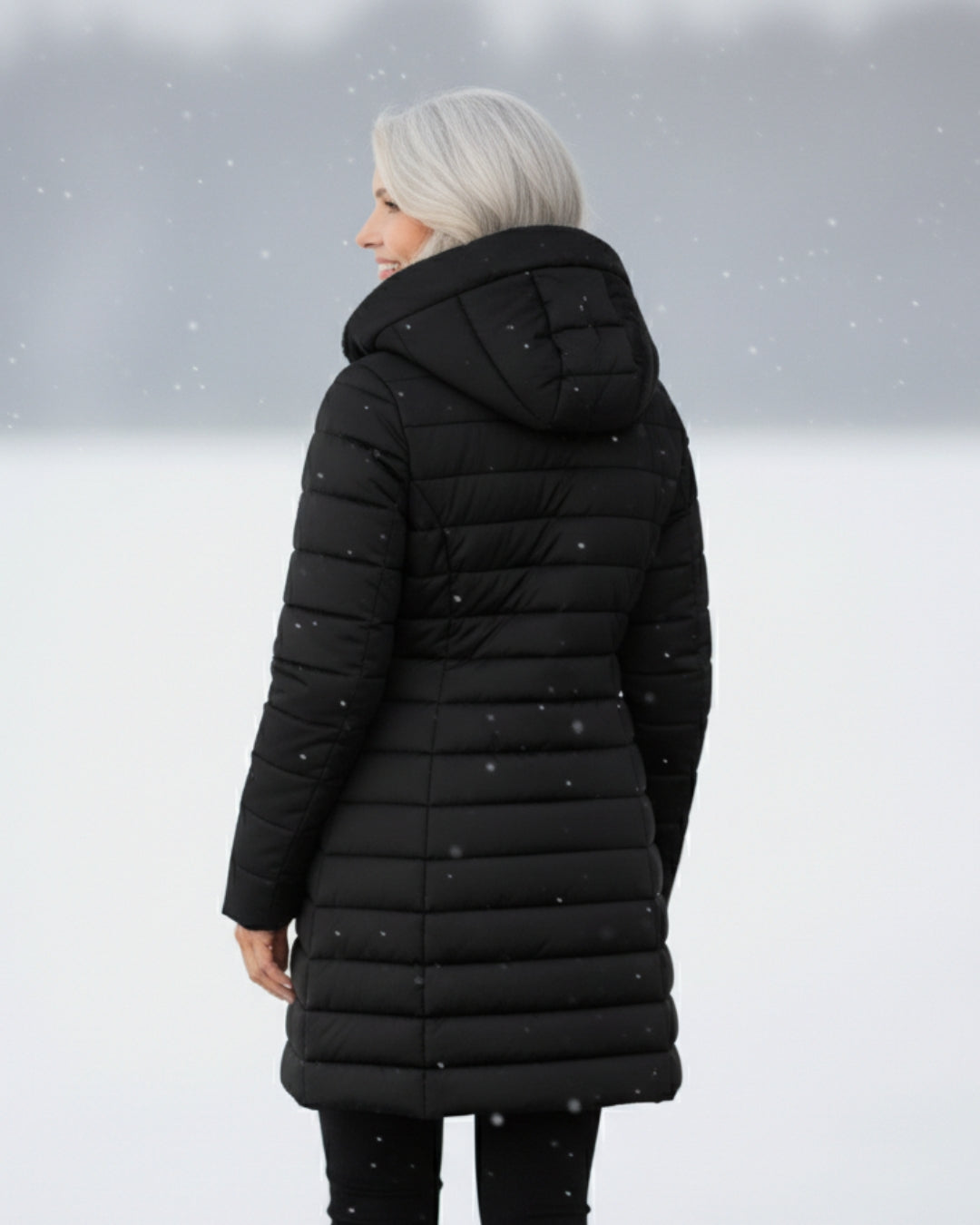 Oksiana - Fleece Fôret Puff Jakke