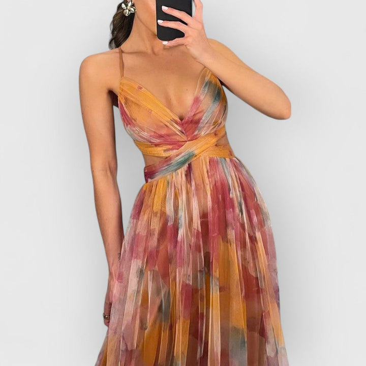 Verity™ | Maxikjole med blomsterprint