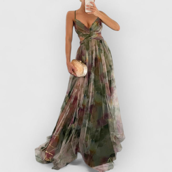 Verity™ | Maxikjole med blomsterprint
