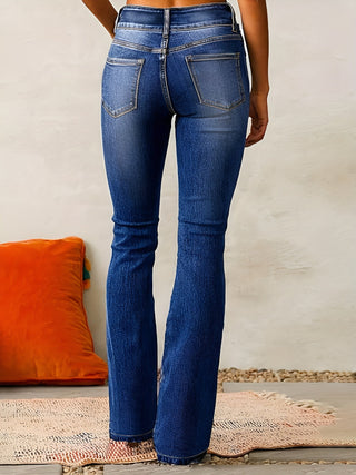 Alana™ | High Waist Flared Jeans med høy midje