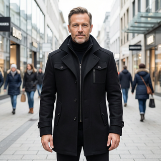 Klaus | To-delt Ullkåpe