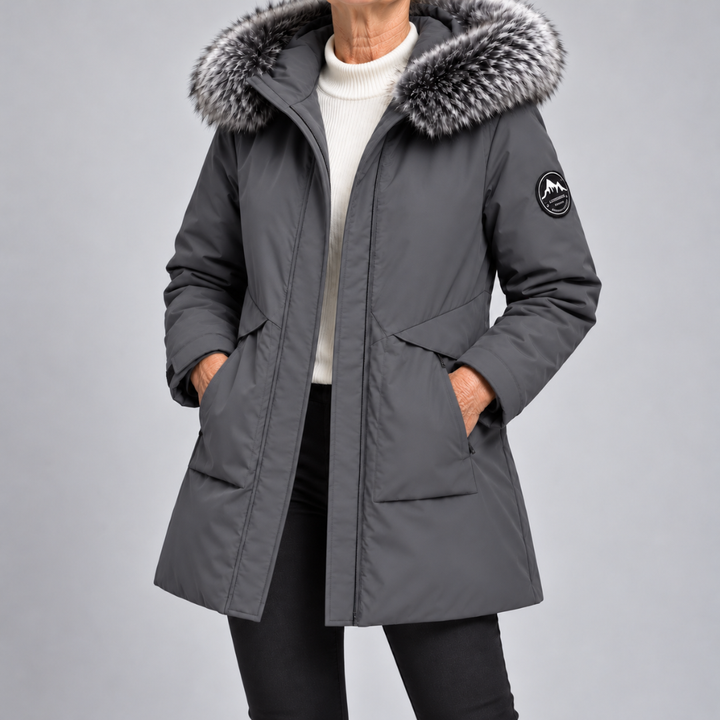 Melania | Parka Lang med Avtagbar Hette
