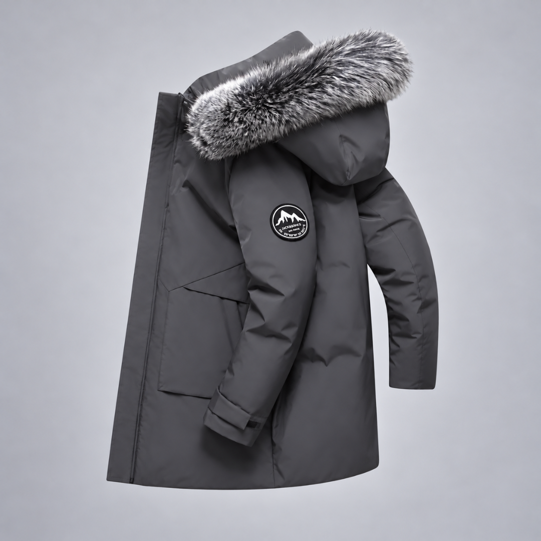 Melania | Parka Lang med Avtagbar Hette