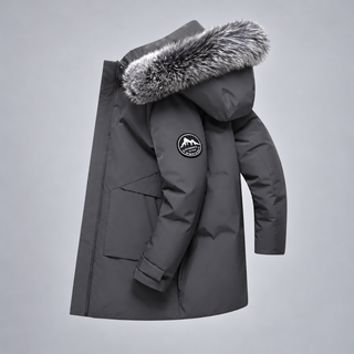 Melania | Parka Lang med Avtagbar Hette