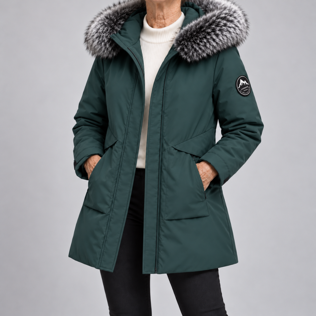 Melania | Parka Lang med Avtagbar Hette