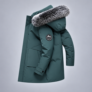 Melania | Parka Lang med Avtagbar Hette