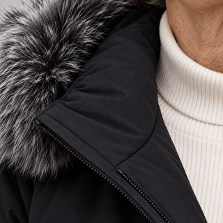 Melania | Parka Lang med Avtagbar Hette