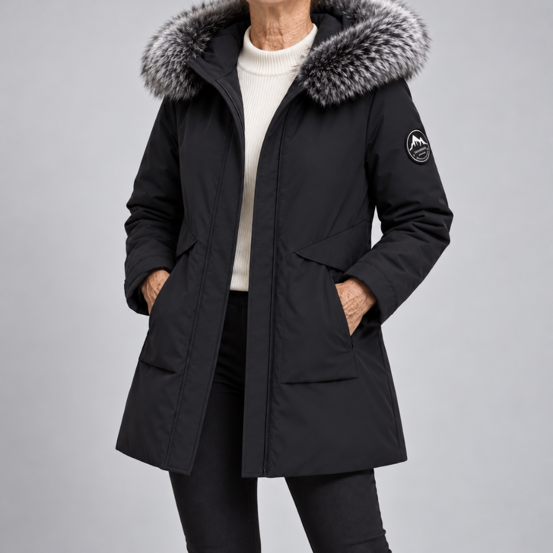 Melania | Parka Lang med Avtagbar Hette
