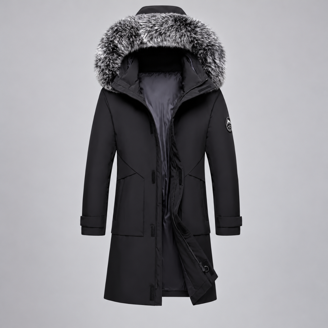 Melania | Parka Lang med Avtagbar Hette